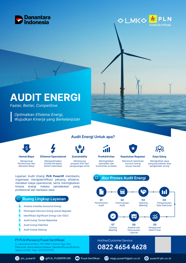 Brosur layanan Audit Energi