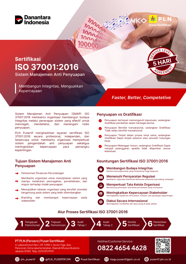 Brosur Sertifikasi ISO 37001:2016