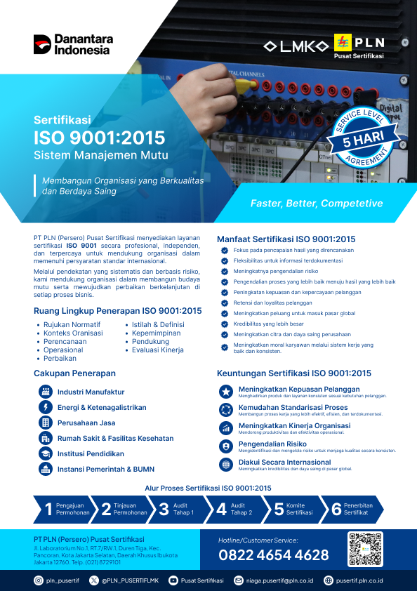Brosur Sertifikasi ISO 9001:2015